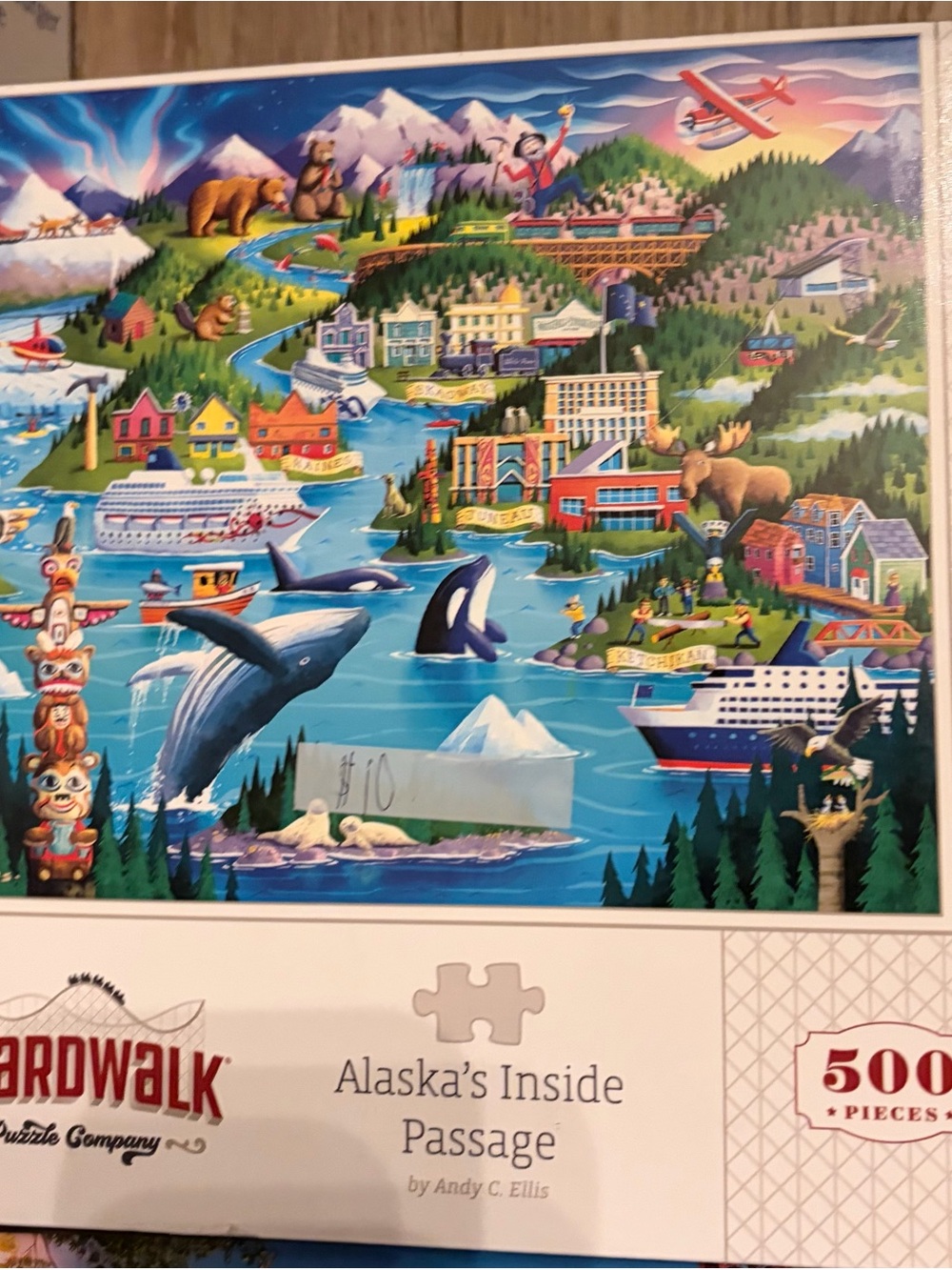 Alaska's Inside Passage 500-Piece Jigsaw Puzzle - Colorful